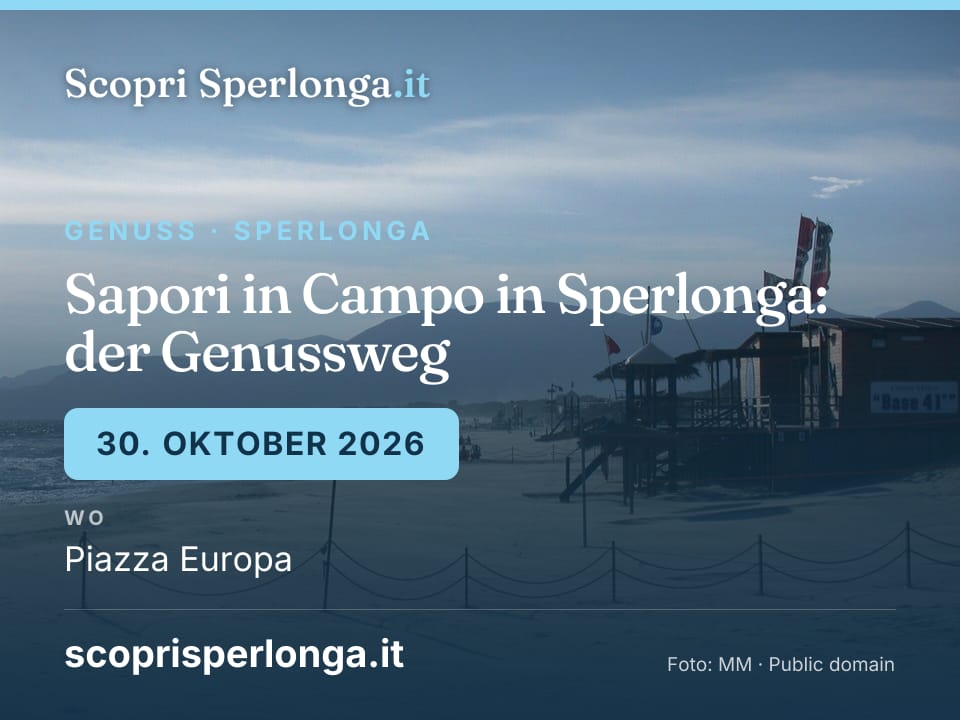 Sapori in Campo in Sperlonga: der Genussweg, 30. Oktober