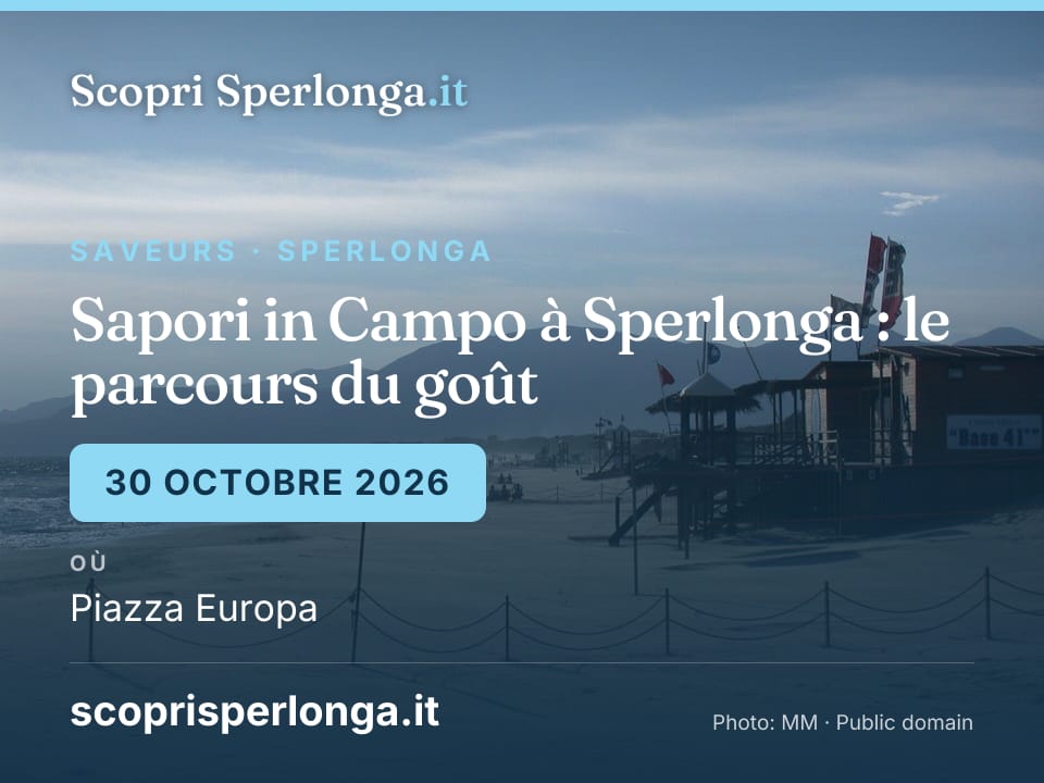 Sapori in Campo à Sperlonga : le parcours du goût, 30 octobre