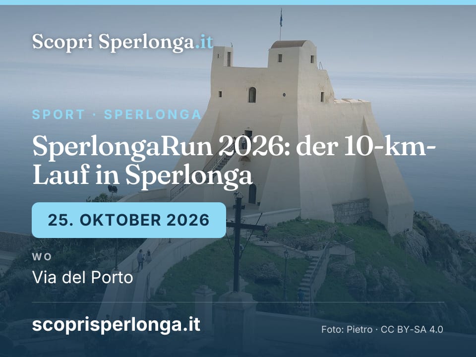 SperlongaRun 2026: der 10-km-Lauf in Sperlonga, 25. Oktober