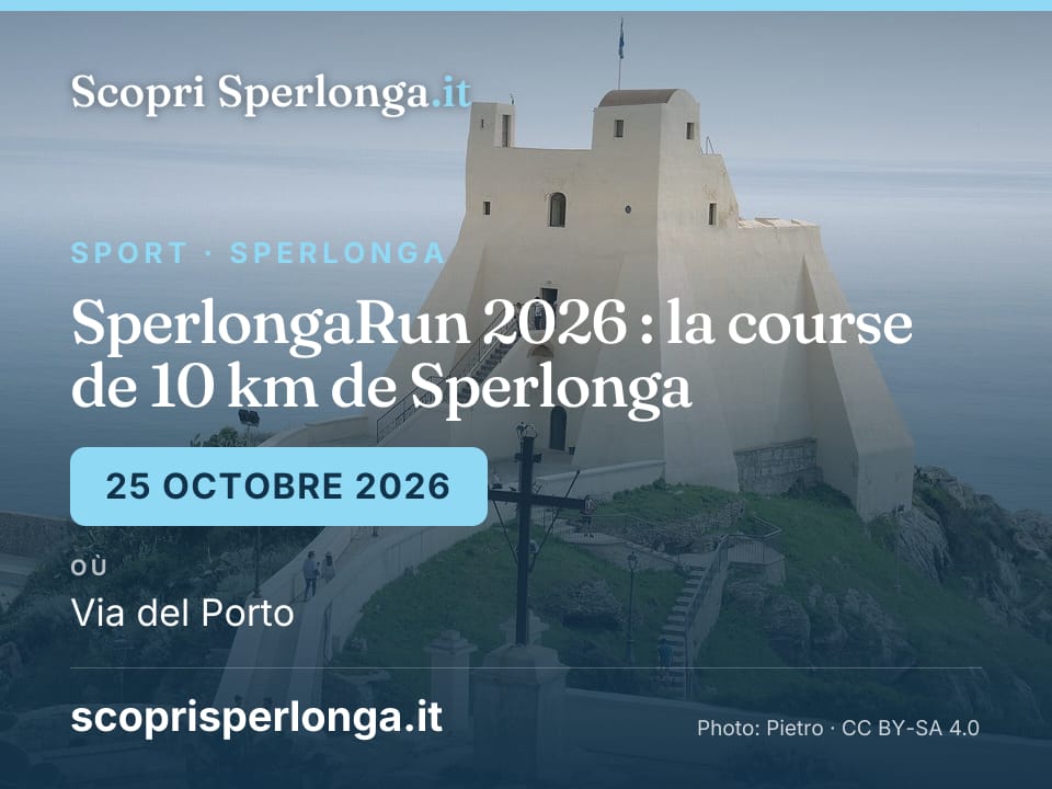 SperlongaRun 2026 : la course de 10 km de Sperlonga, 25 octobre