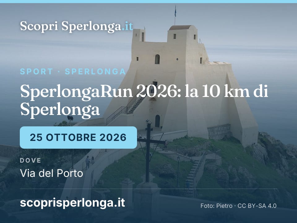 SperlongaRun 2026: la 10 km di Sperlonga, 25 ottobre